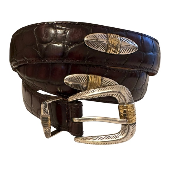 Italian Leather Belt 42” - Picture 2 of 10